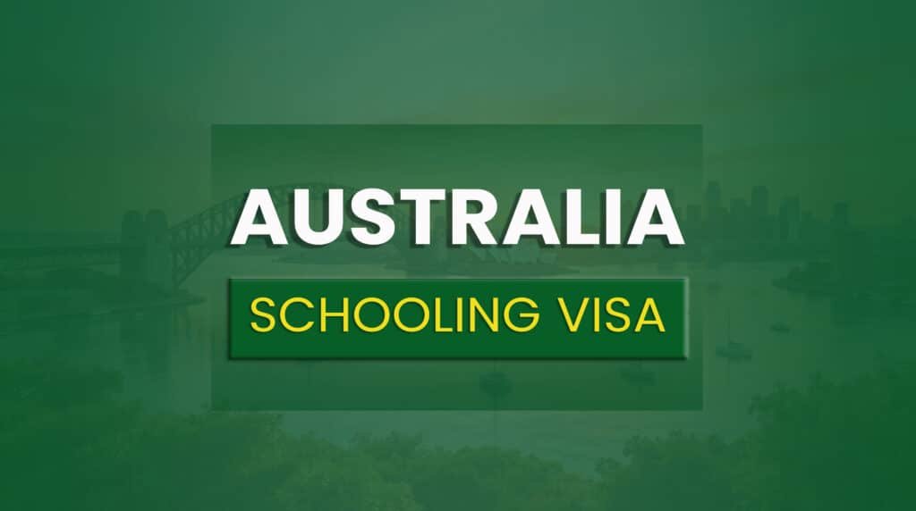 schooling visa in australia