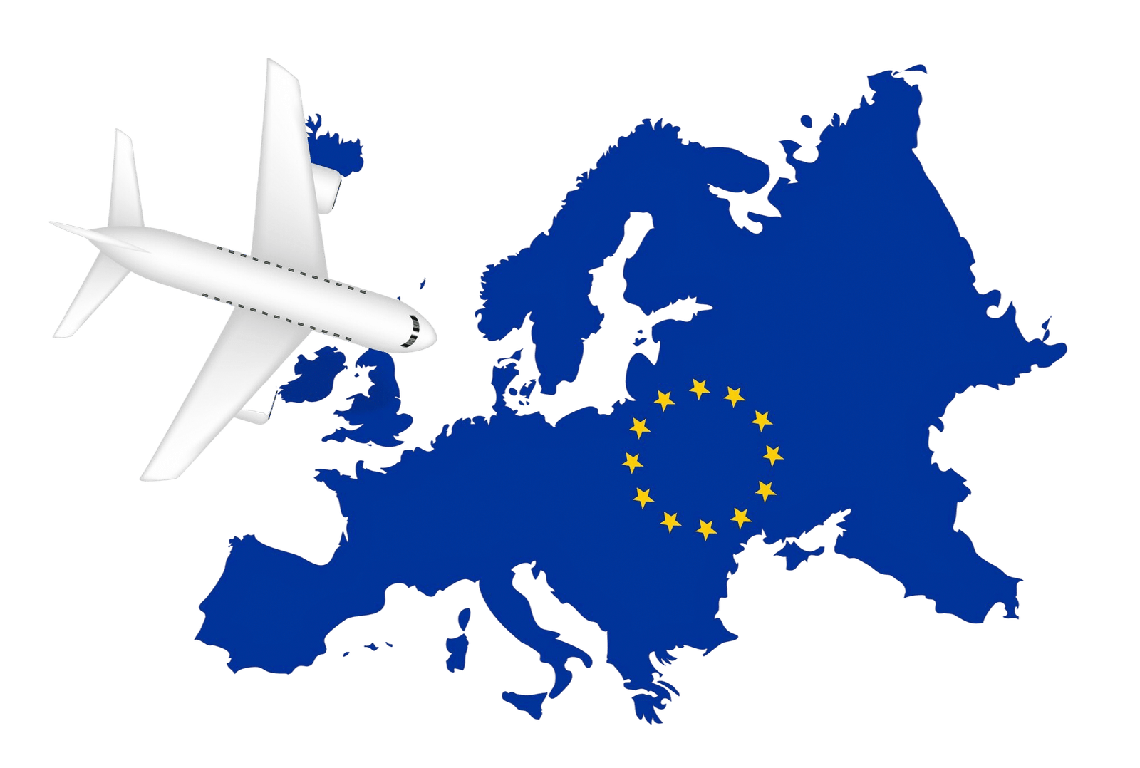 airplane flight travel europe europe map