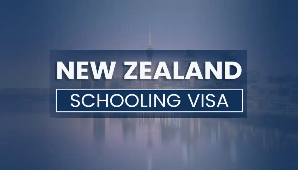 schooling visa in New zealand 2026