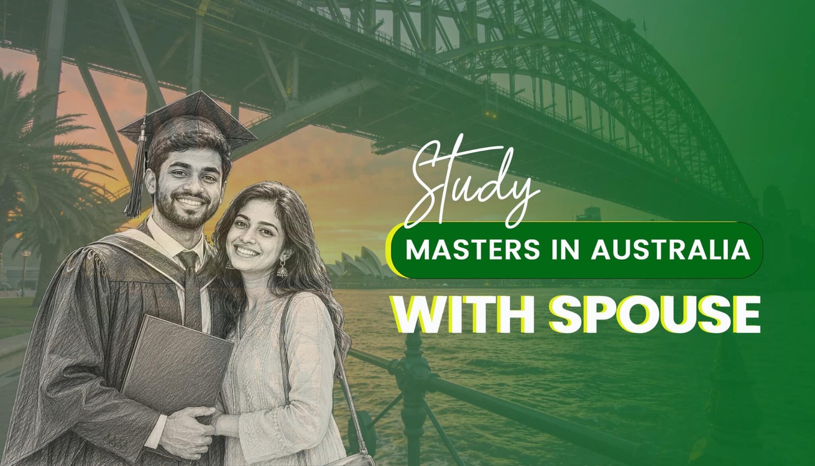 masters in Australia with spouse