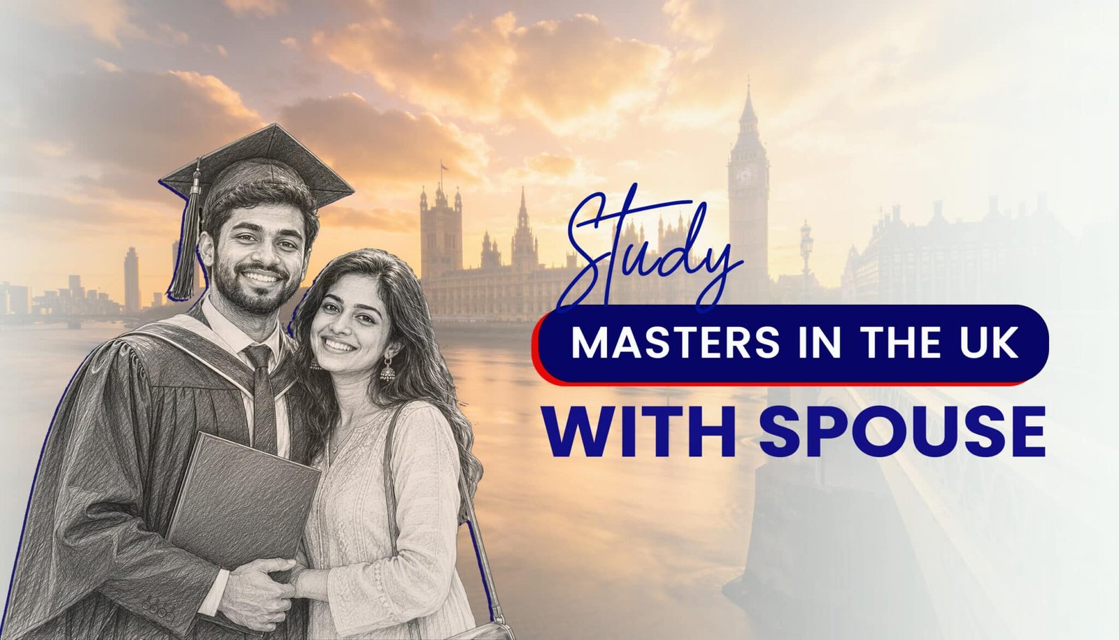masters in the UK with spouse