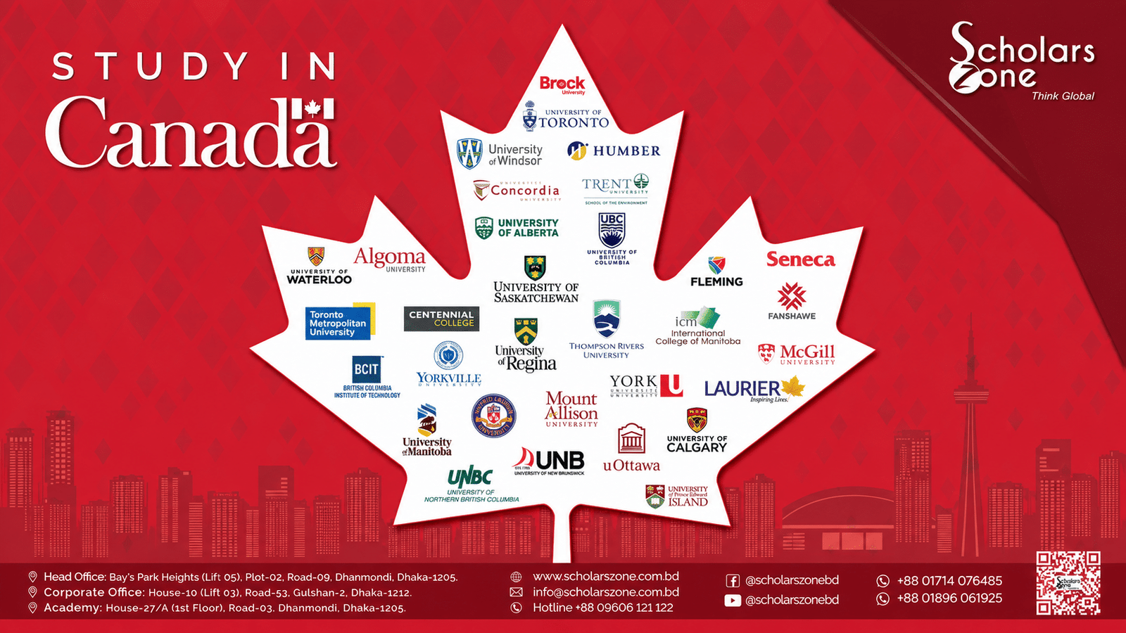 Scholars Zone – The Best Canada Education Consultancy Firm in Bangladesh