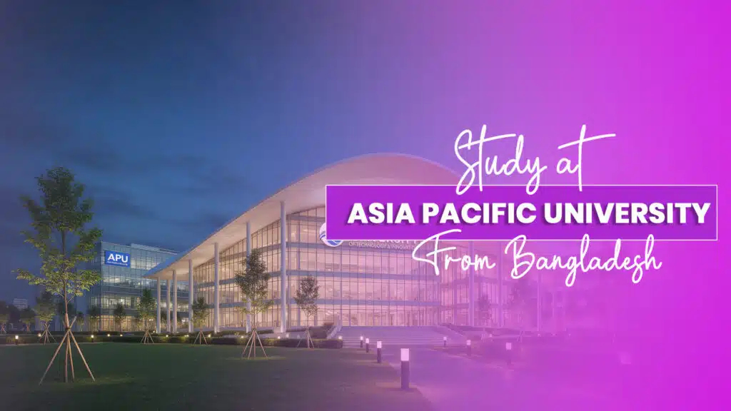 apply to Asia Pacific University from bd